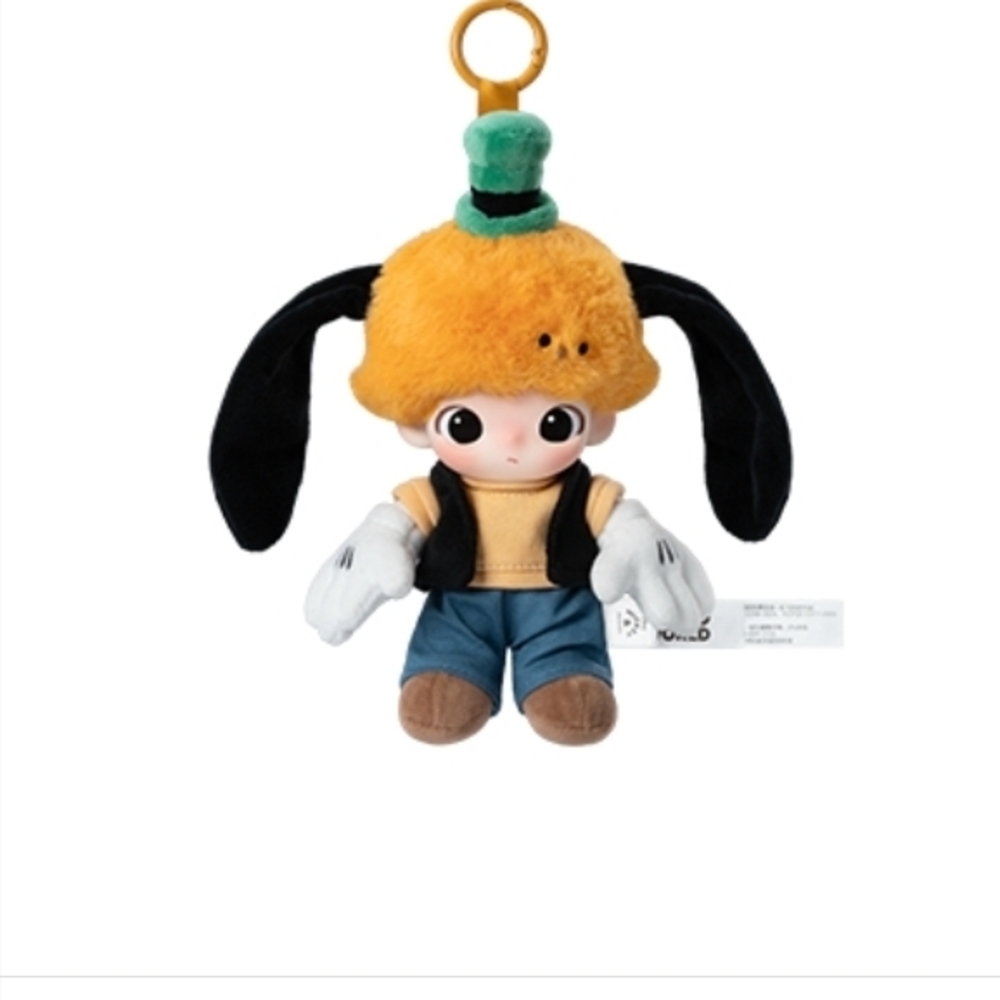 Pop Mart Dimoo World x Disney Series Vinyl Plush Keychain GOOFY'S PRANK